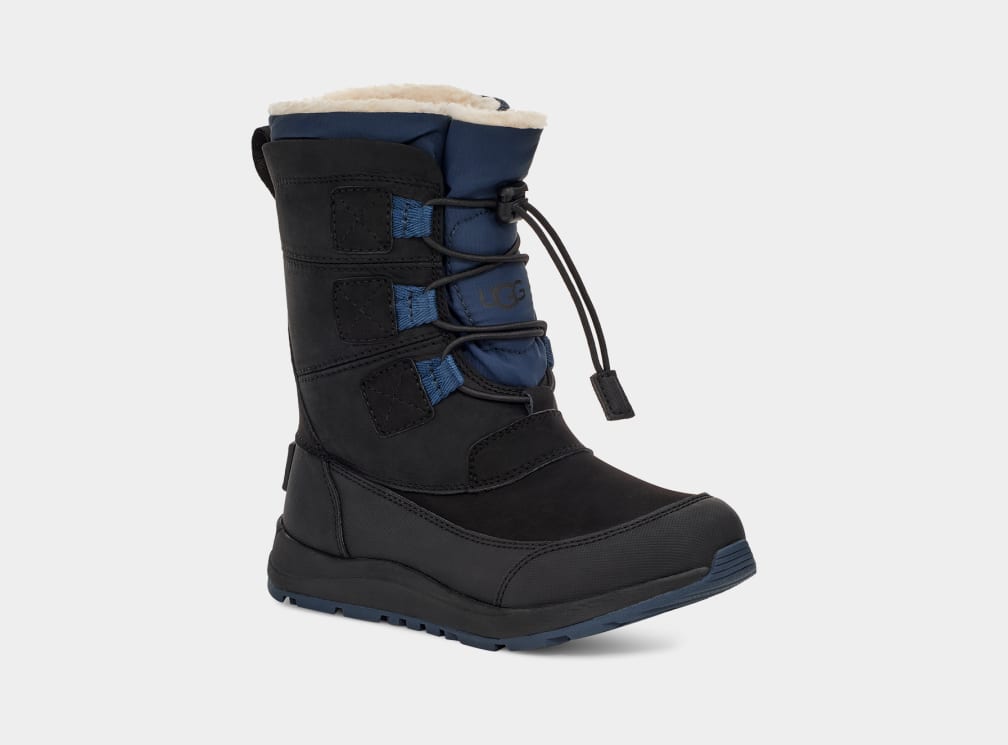 Botas Ugg Bellemore Weather Niños Negras | Argentina GZWBDMR-97