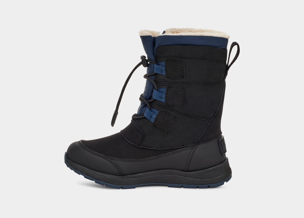 Botas Ugg Bellemore Weather Niños Negras | Argentina GZWBDMR-97