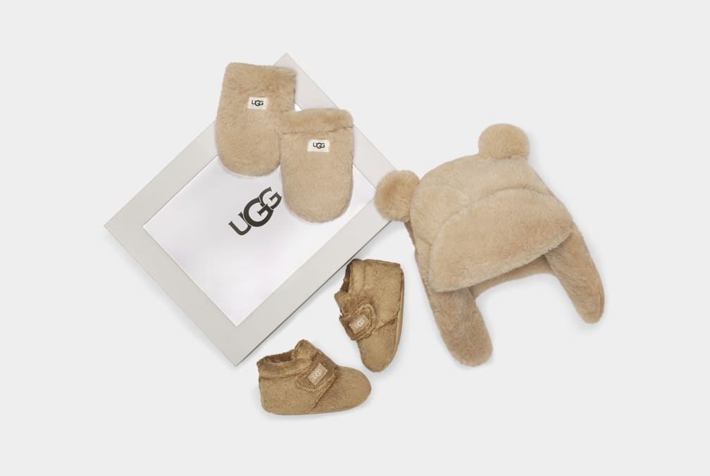 Botas Ugg Bixbee And And Mitten Set Niños Chocolate | Argentina KCZTNUY-40