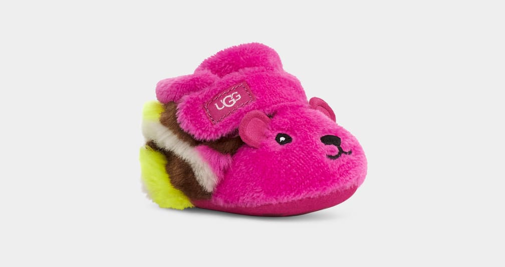 Botas Ugg Bixbee Bear Stuffie Niños Rosas | Argentina OQKPESU-76