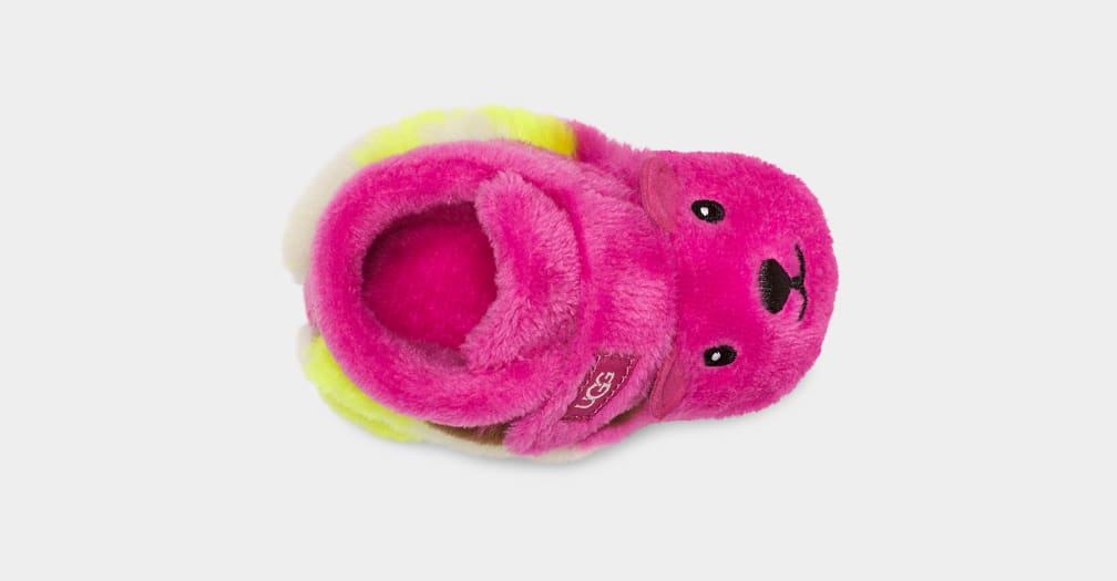 Botas Ugg Bixbee Bear Stuffie Niños Rosas | Argentina OQKPESU-76