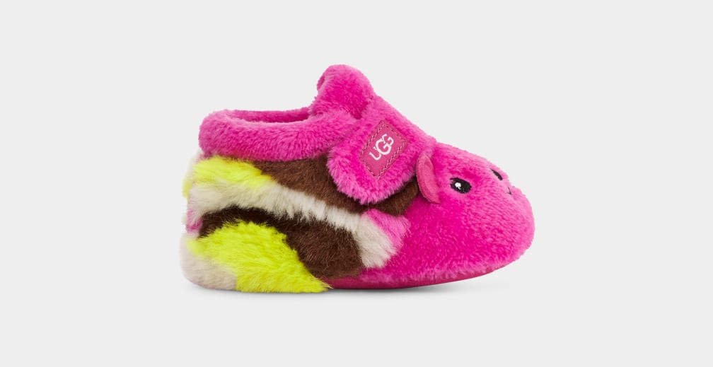 Botas Ugg Bixbee Bear Stuffie Niños Rosas | Argentina OQKPESU-76