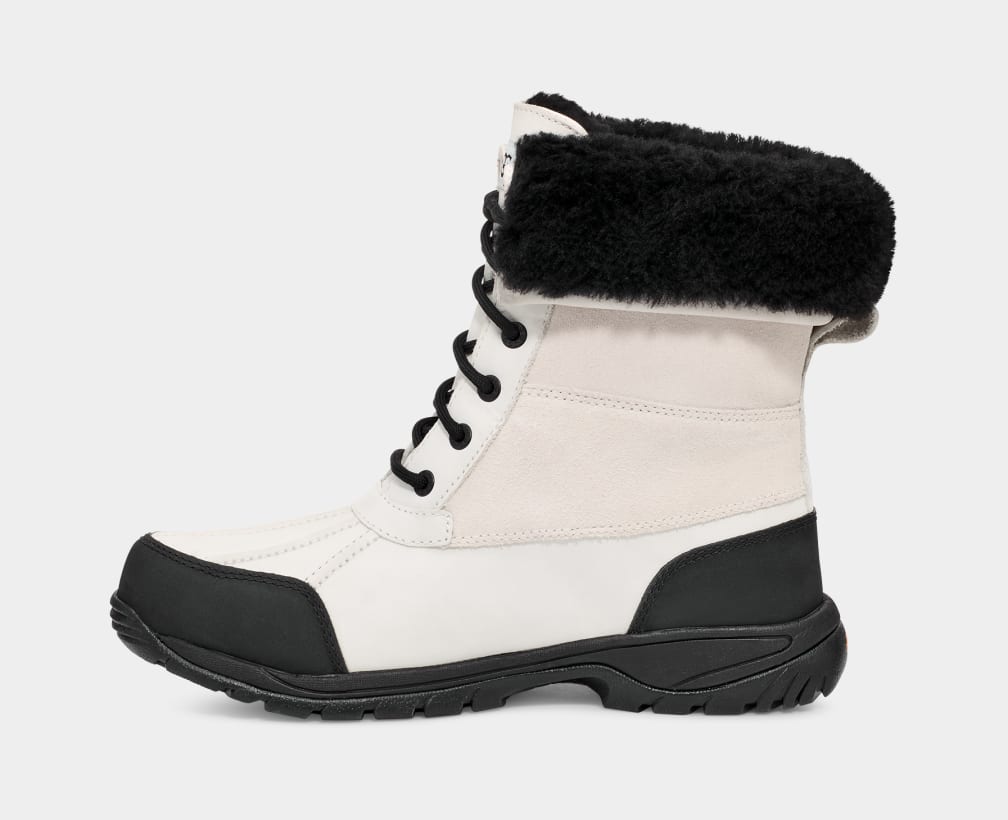 Botas Ugg Butte Hombre Blancas Negras | Argentina DCQSAMW-45