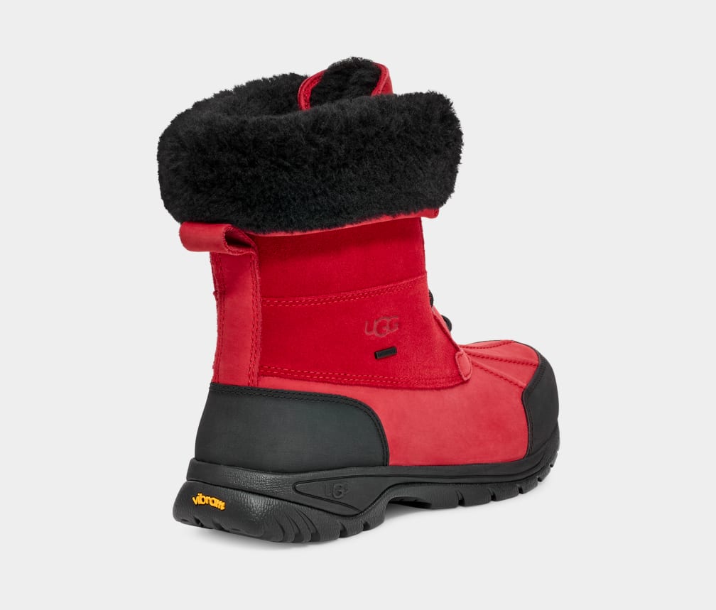 Botas Ugg Butte Hombre Rojas Negras | Argentina GBJFTVR-29