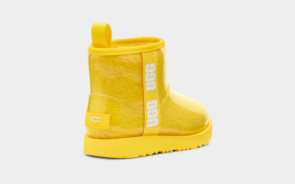 Botas Ugg Classic Clear Mini II Niños Amarillo | Argentina LFOEBDU-21