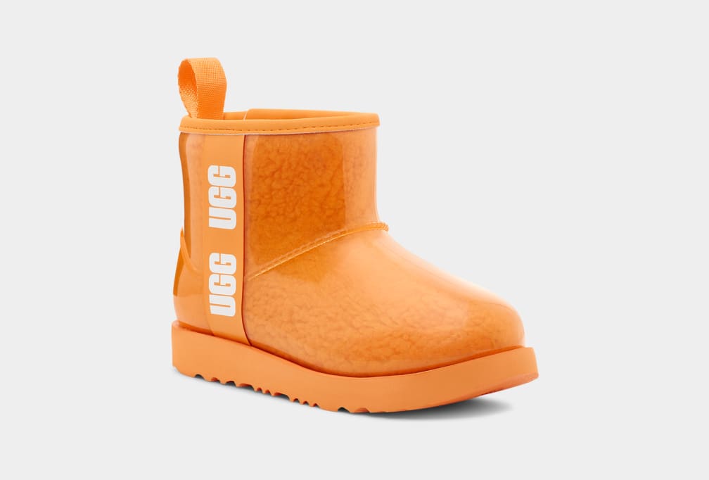 Botas Ugg Classic Clear Mini II Niños Naranjas | Argentina DWYKZPB-19