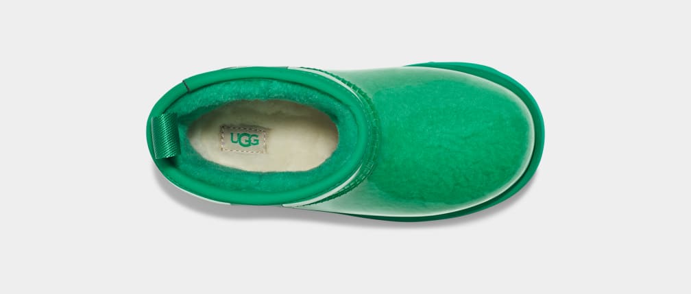 Botas Ugg Classic Clear Mini II Niños Turquesa Verde | Argentina BNGWEHC-69