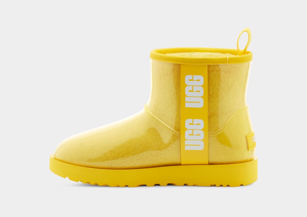 Botas Ugg Classic Clear Mini Mujer Amarillo | Argentina QOTVFAU-91