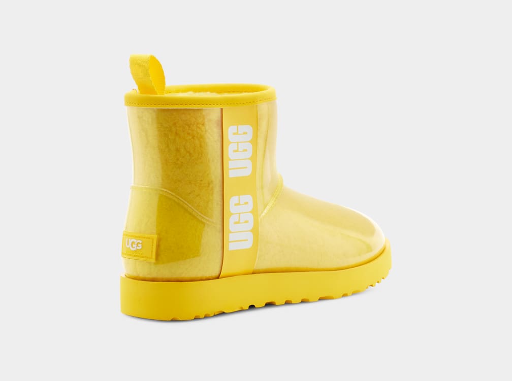 Botas Ugg Classic Clear Mini Mujer Amarillo | Argentina QOTVFAU-91