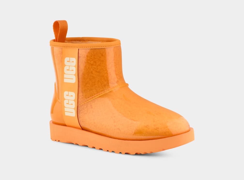 Botas Ugg Classic Clear Mini Mujer Naranjas | Argentina FHCWZGR-82