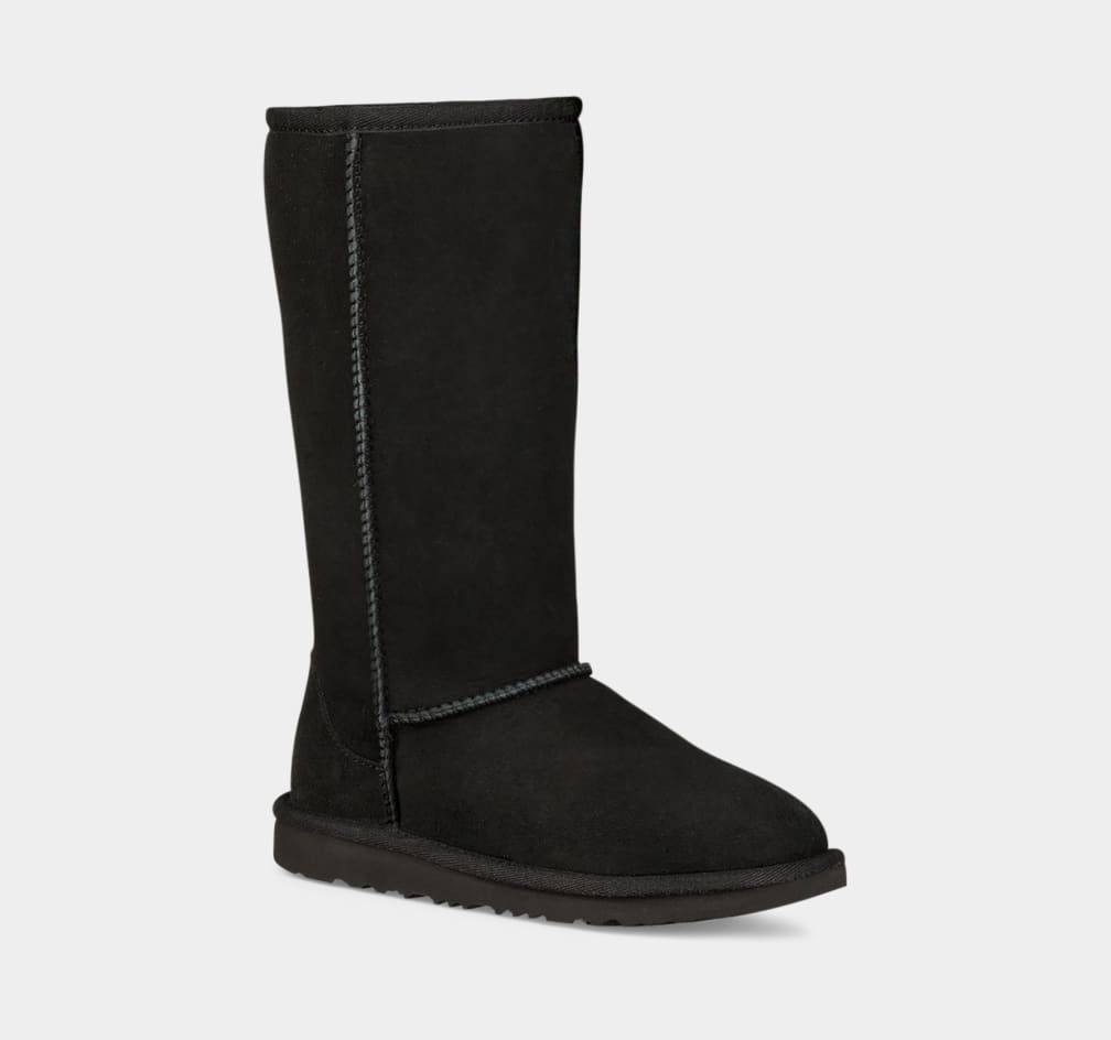 Botas Ugg Classic II Tall Niños Negras | Argentina KEAYPGM-40