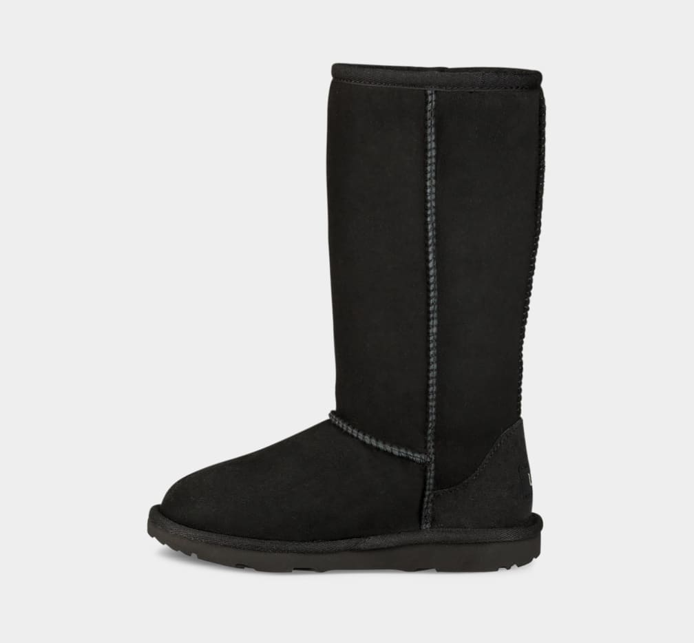 Botas Ugg Classic II Tall Niños Negras | Argentina KEAYPGM-40