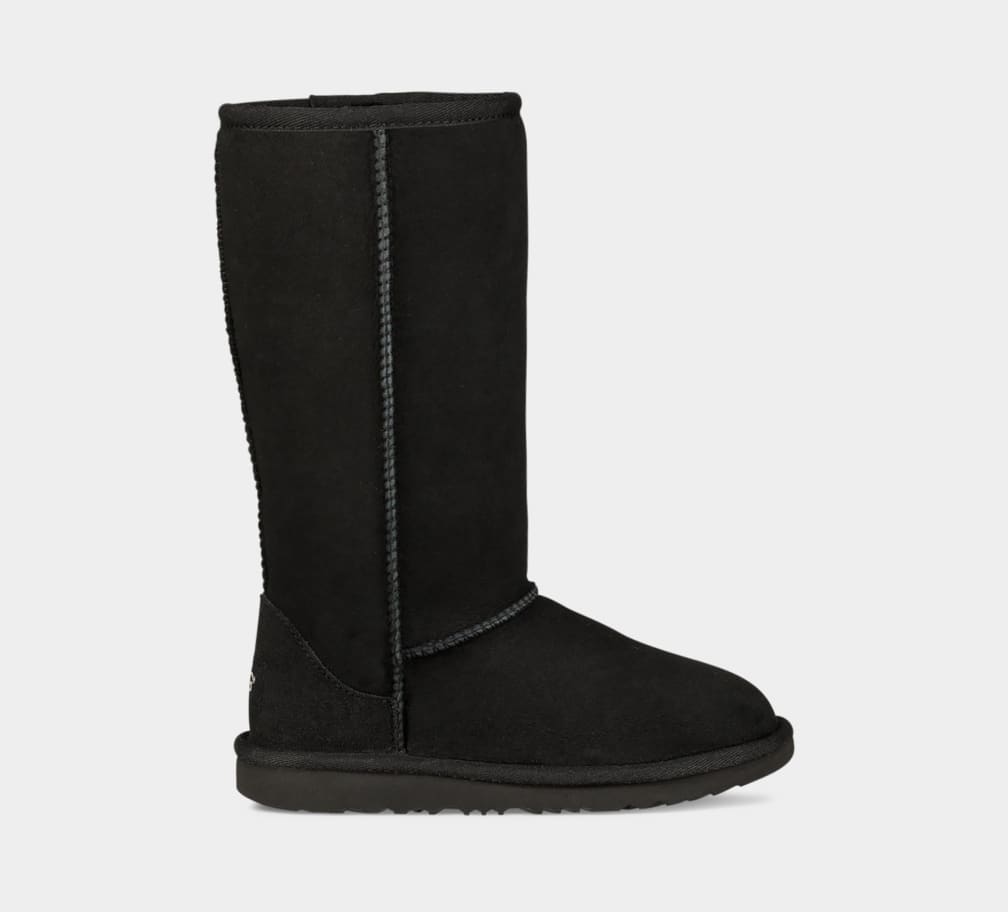 Botas Ugg Classic II Tall Niños Negras | Argentina KEAYPGM-40