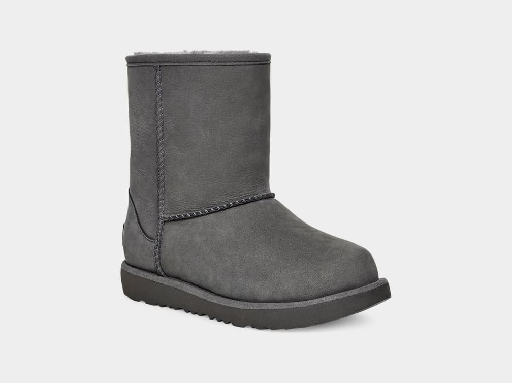 Botas Ugg Classic II Weather Niños Gris | Argentina RFBKLZN-52