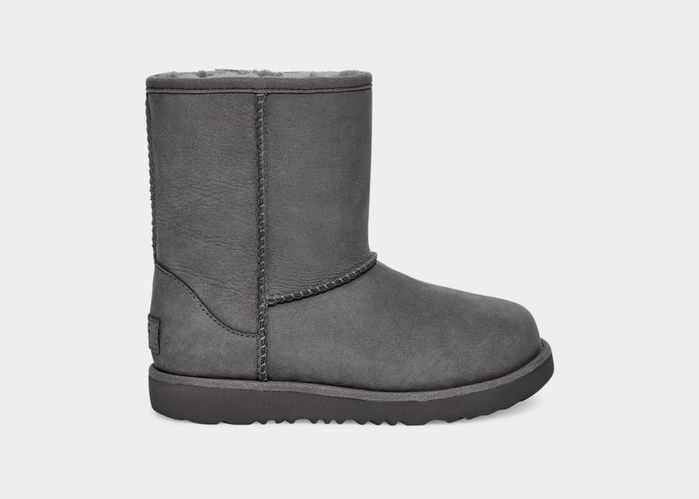 Botas Ugg Classic II Weather Niños Gris | Argentina RFBKLZN-52