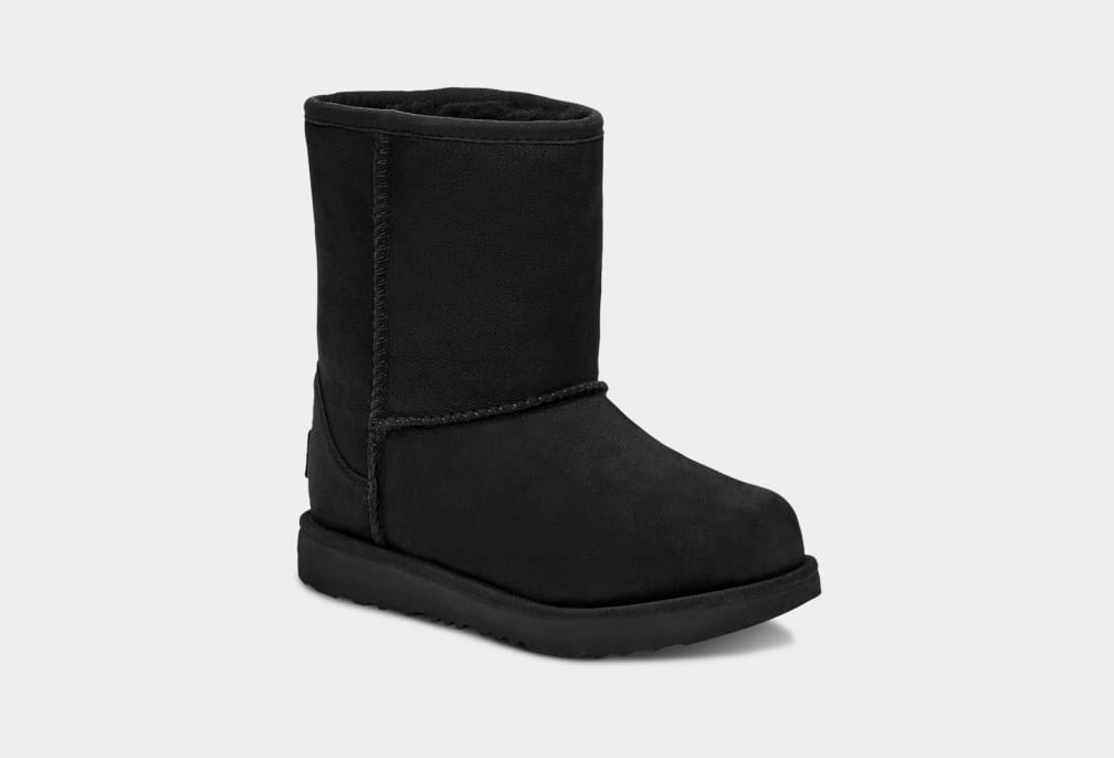 Botas Ugg Classic II Weather Niños Negras | Argentina YQLSTCI-47