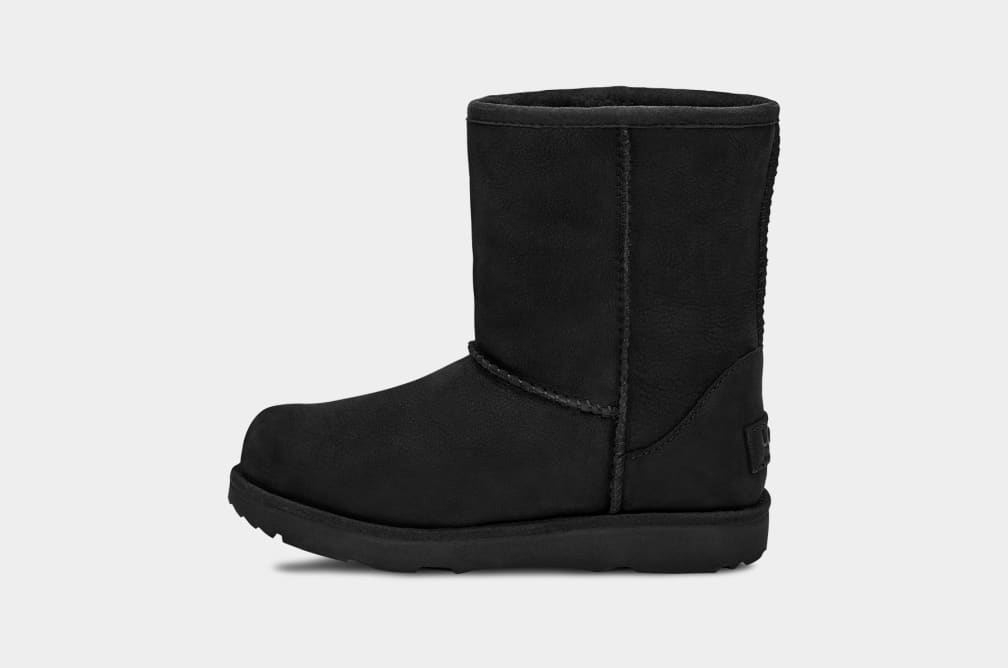 Botas Ugg Classic II Weather Niños Negras | Argentina YQLSTCI-47