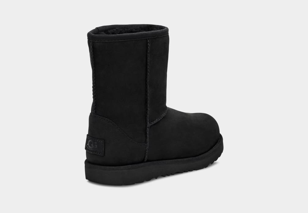 Botas Ugg Classic II Weather Niños Negras | Argentina YQLSTCI-47