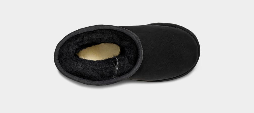 Botas Ugg Classic II Weather Niños Negras | Argentina YQLSTCI-47