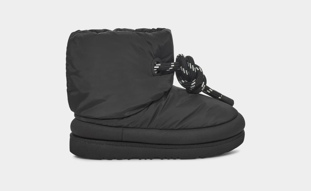 Botas Ugg Classic Maxi Niños Negras | Argentina CWFGDEP-75