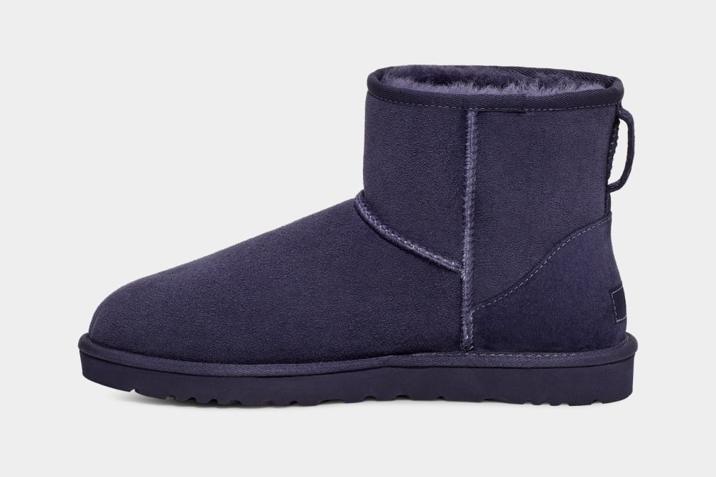 Botas Ugg Classic Mini Hombre Azules | Argentina QCMBSVW-13