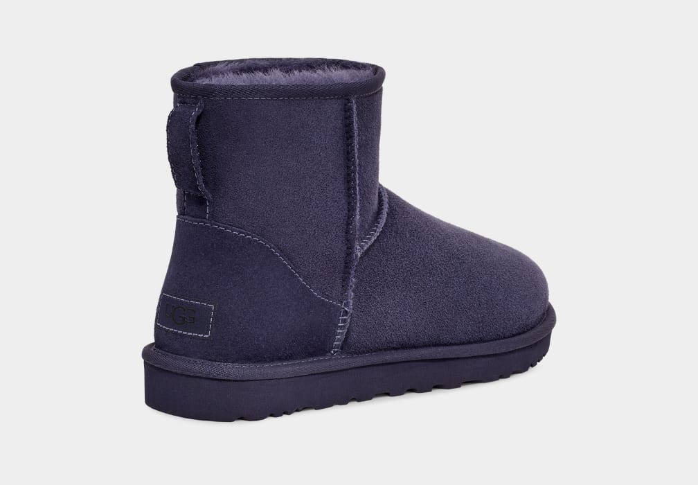 Botas Ugg Classic Mini Hombre Azules | Argentina QCMBSVW-13