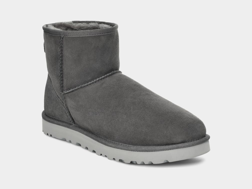 Botas Ugg Classic Mini Hombre Gris Oscuro | Argentina VAILFQU-46