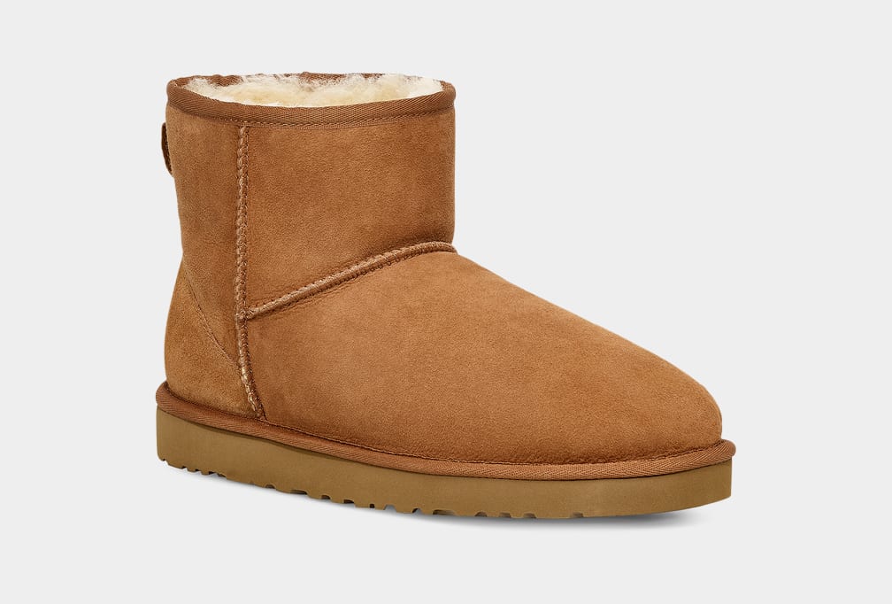 Botas Ugg Classic Mini Hombre Marrones | Argentina EBXWPZA-51