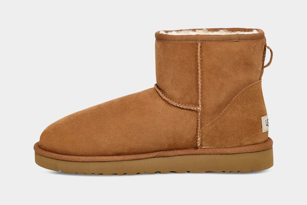 Botas Ugg Classic Mini Hombre Marrones | Argentina EBXWPZA-51