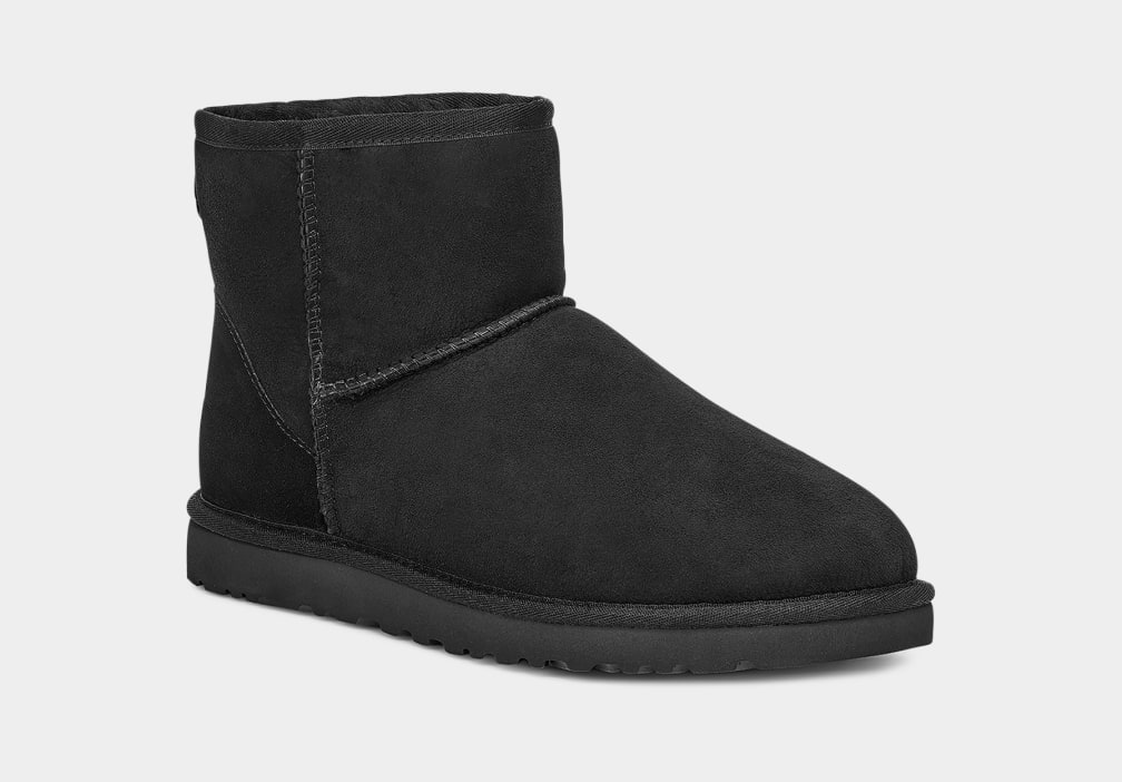 Botas Ugg Classic Mini Hombre Negras | Argentina RNXZLUK-14