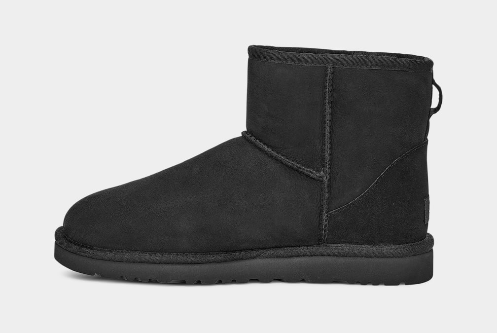 Botas Ugg Classic Mini Hombre Negras | Argentina RNXZLUK-14