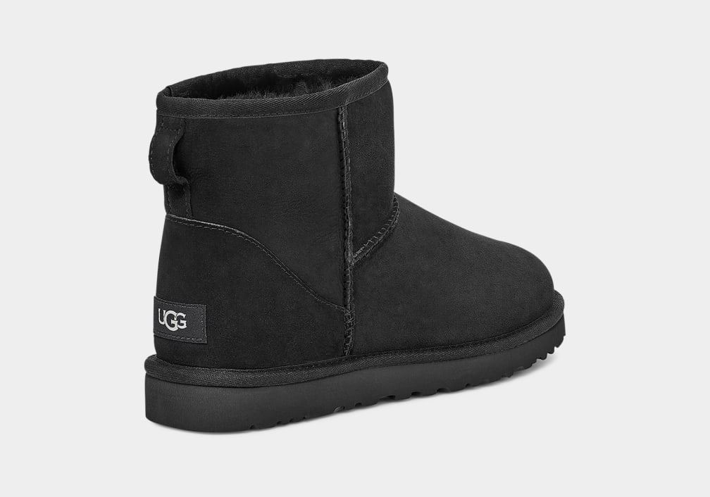 Botas Ugg Classic Mini Hombre Negras | Argentina RNXZLUK-14