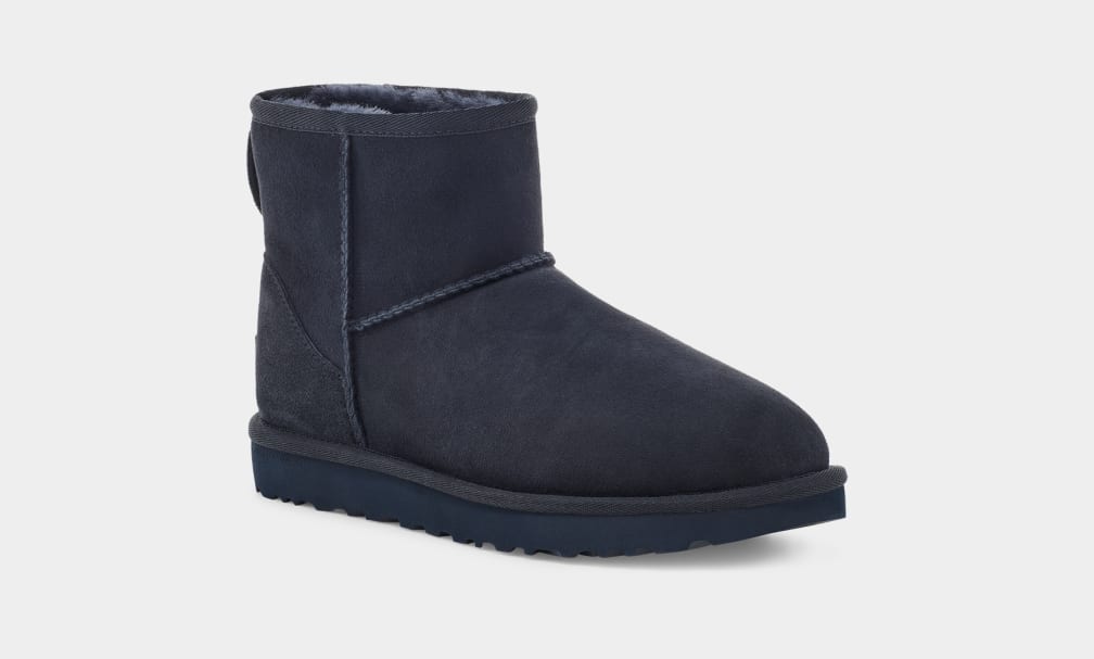 Botas Ugg Classic Mini II Mujer Azules | Argentina FRDJOBT-47