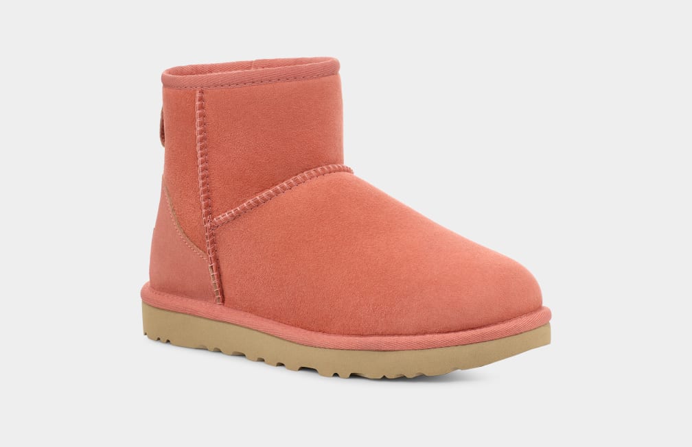 Botas Ugg Classic Mini II Mujer Coral | Argentina CDYBNAH-68