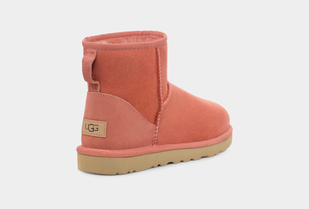 Botas Ugg Classic Mini II Mujer Coral | Argentina CDYBNAH-68