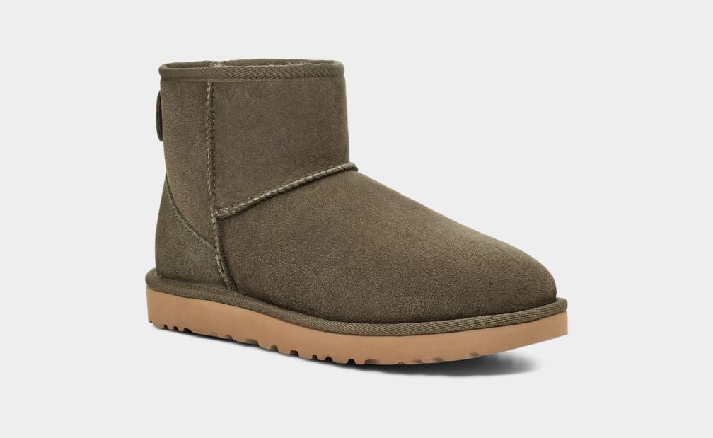 Botas Ugg Classic Mini II Mujer Gris | Argentina EKYRZBP-05