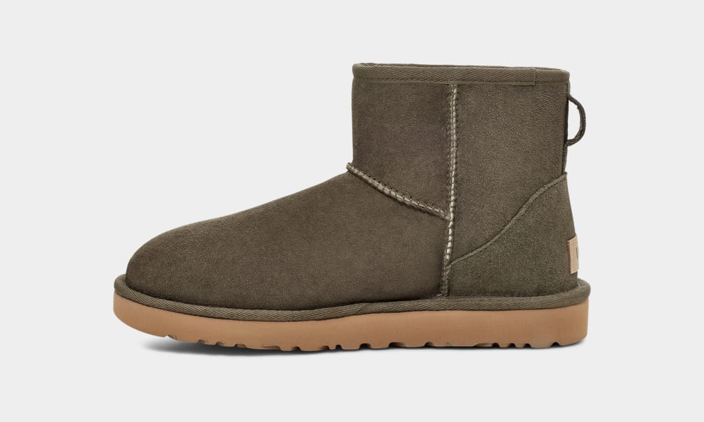 Botas Ugg Classic Mini II Mujer Gris | Argentina EKYRZBP-05