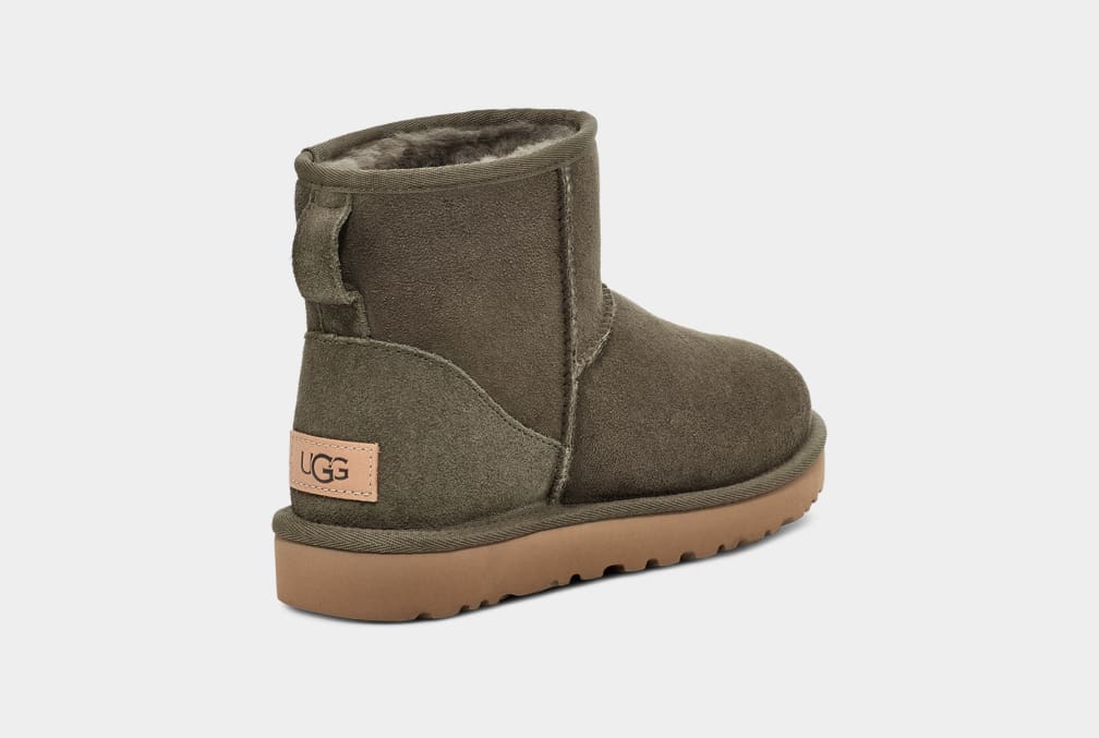 Botas Ugg Classic Mini II Mujer Gris | Argentina EKYRZBP-05