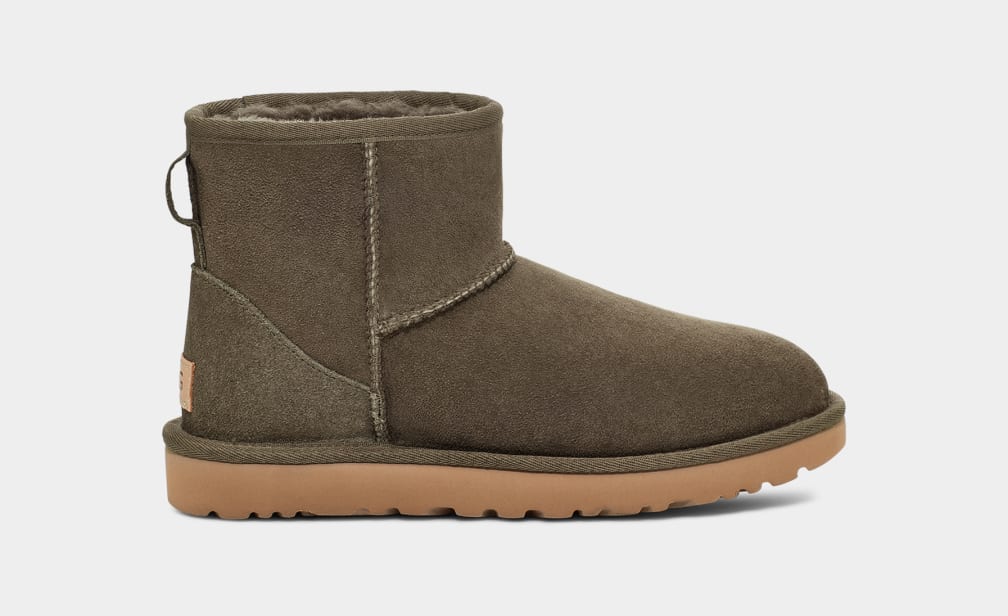 Botas Ugg Classic Mini II Mujer Gris | Argentina EKYRZBP-05