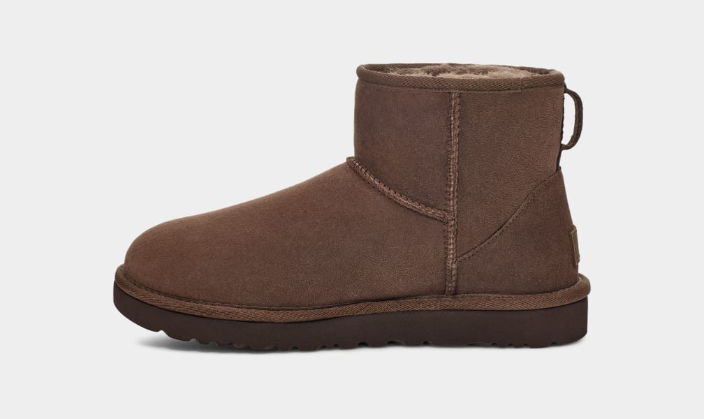 Botas Ugg Classic Mini II Mujer Marrones | Argentina IVFBQOR-68