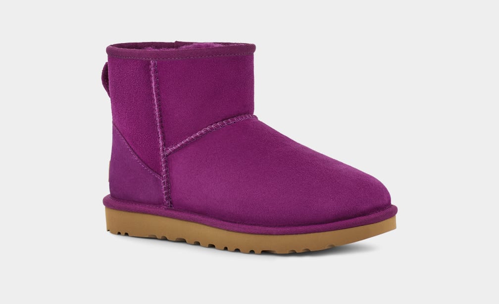 Botas Ugg Classic Mini II Mujer Moradas | Argentina LEFSDXY-20