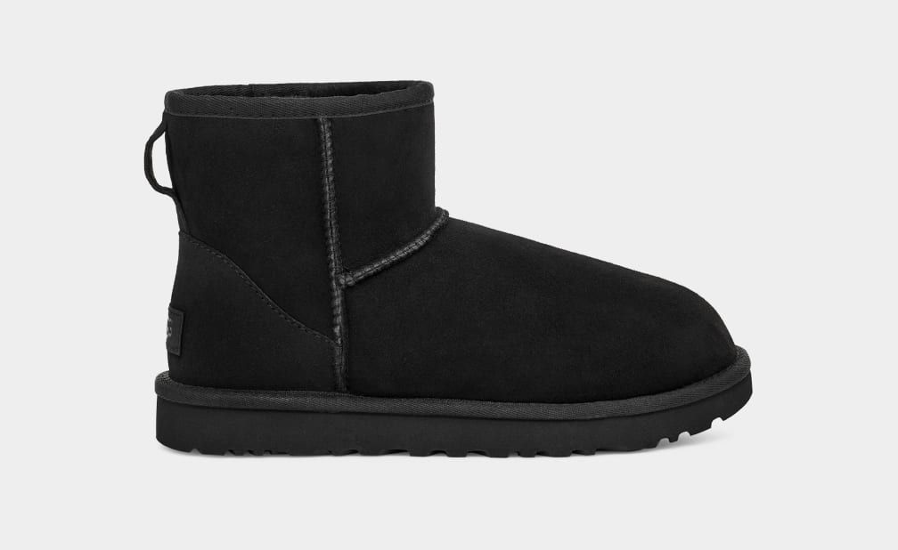 Botas Ugg Classic Mini II Mujer Negras | Argentina SDYXRPM-38