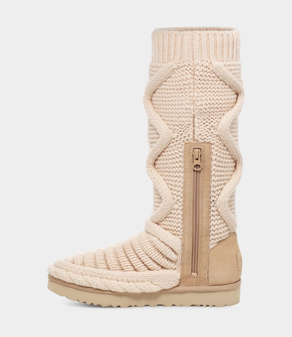 Botas Ugg Classic Tall Chunky Knit Mujer Beige | Argentina EONVPUW-36