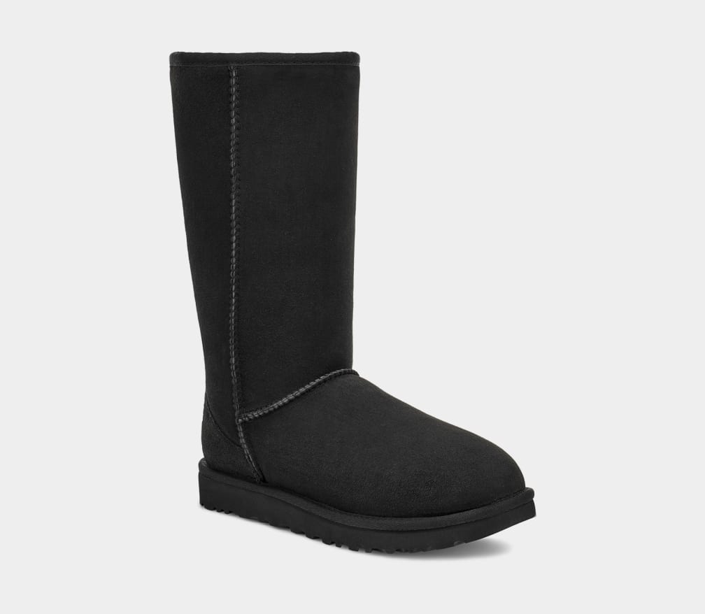 Botas Ugg Classic Tall II Mujer Negras | Argentina JQUNFBL-92