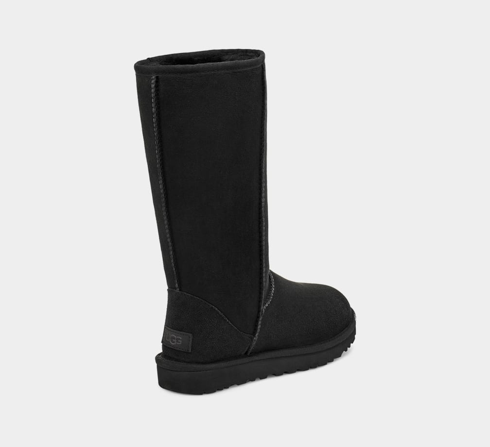 Botas Ugg Classic Tall II Mujer Negras | Argentina JQUNFBL-92