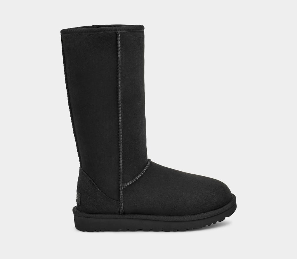 Botas Ugg Classic Tall II Mujer Negras | Argentina JQUNFBL-92