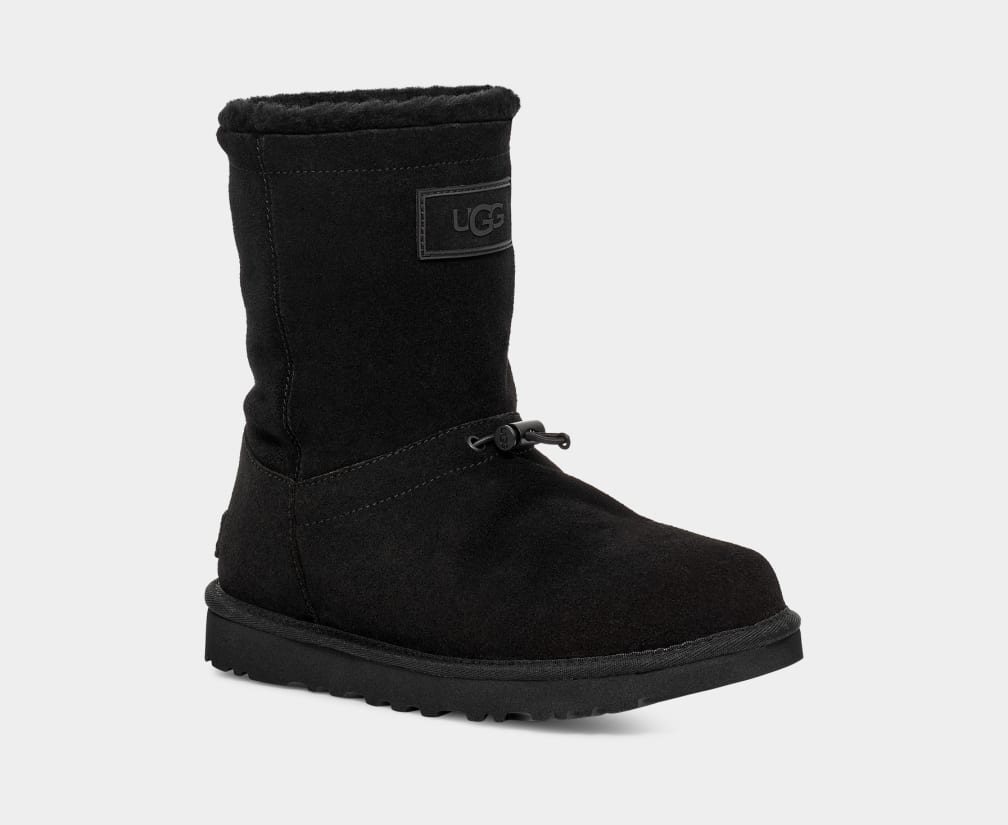 Botas Ugg Classic Toggler Mujer Negras | Argentina PJMXDGQ-80