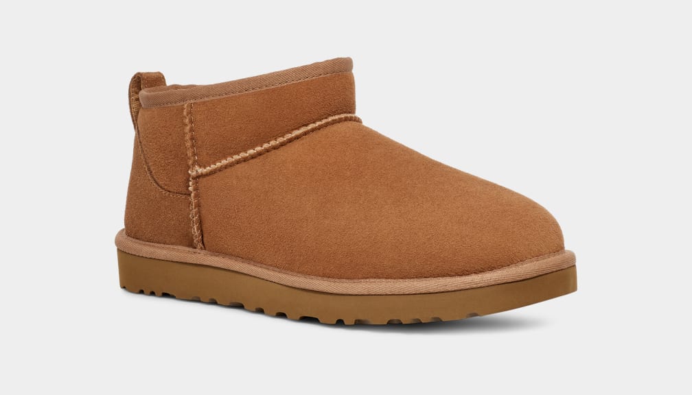 Botas Ugg Classic Ultra Mini Hombre Marrones | Argentina MZBOIRK-78