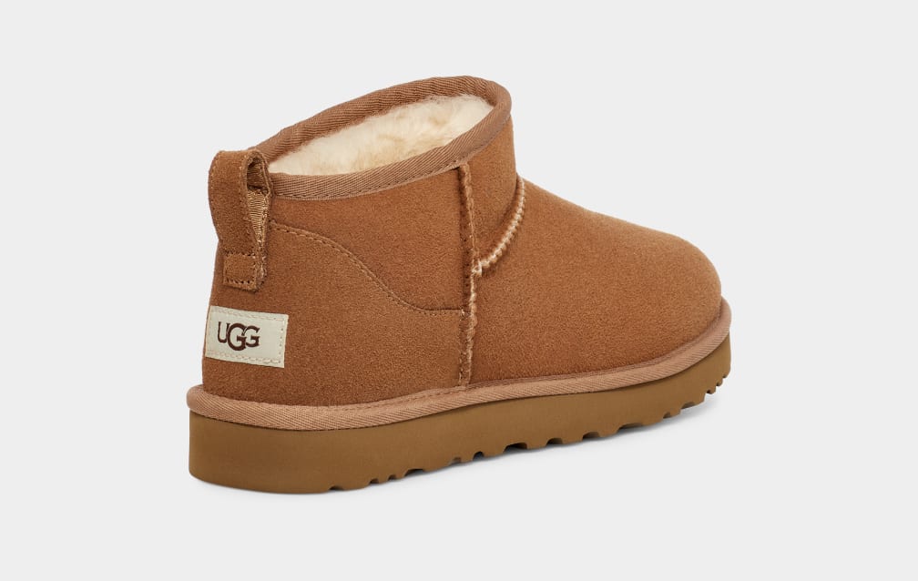 Botas Ugg Classic Ultra Mini Hombre Marrones | Argentina MZBOIRK-78