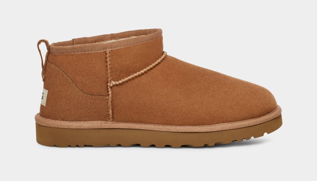 Botas Ugg Classic Ultra Mini Hombre Marrones | Argentina MZBOIRK-78